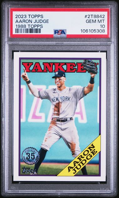 Aaron Judge 2023 Topps 1988 Topps PSA 10