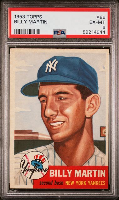 Billy Martin 1953 Topps 