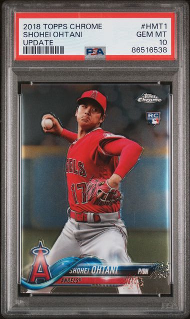 Shohei Ohtani 2018 Topps Chrome Update 