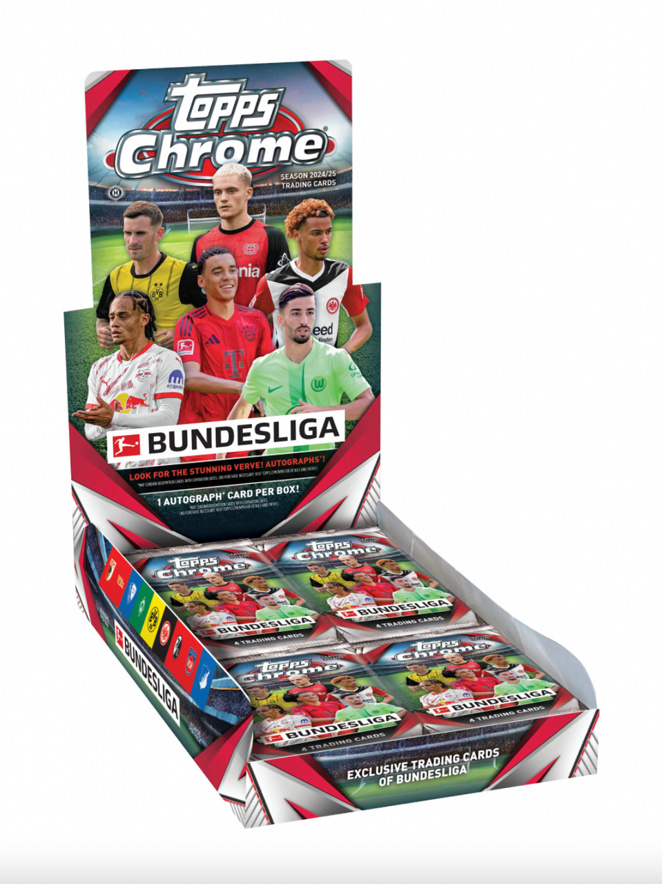 2024-25 Topps Chrome Bundesliga Soccer Hobby Box