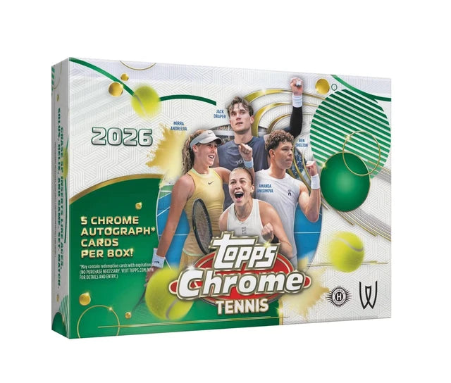 2026 Topps Chrome Tennis Breaker's Delight Box