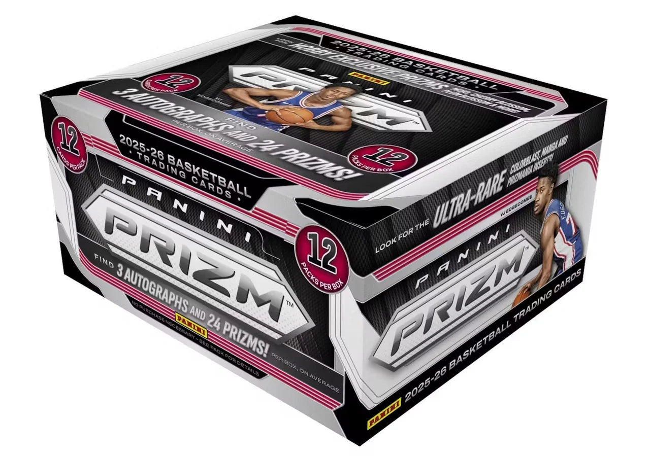 2025-26 Panini Prizm Basketball Hobby 12 Box Case