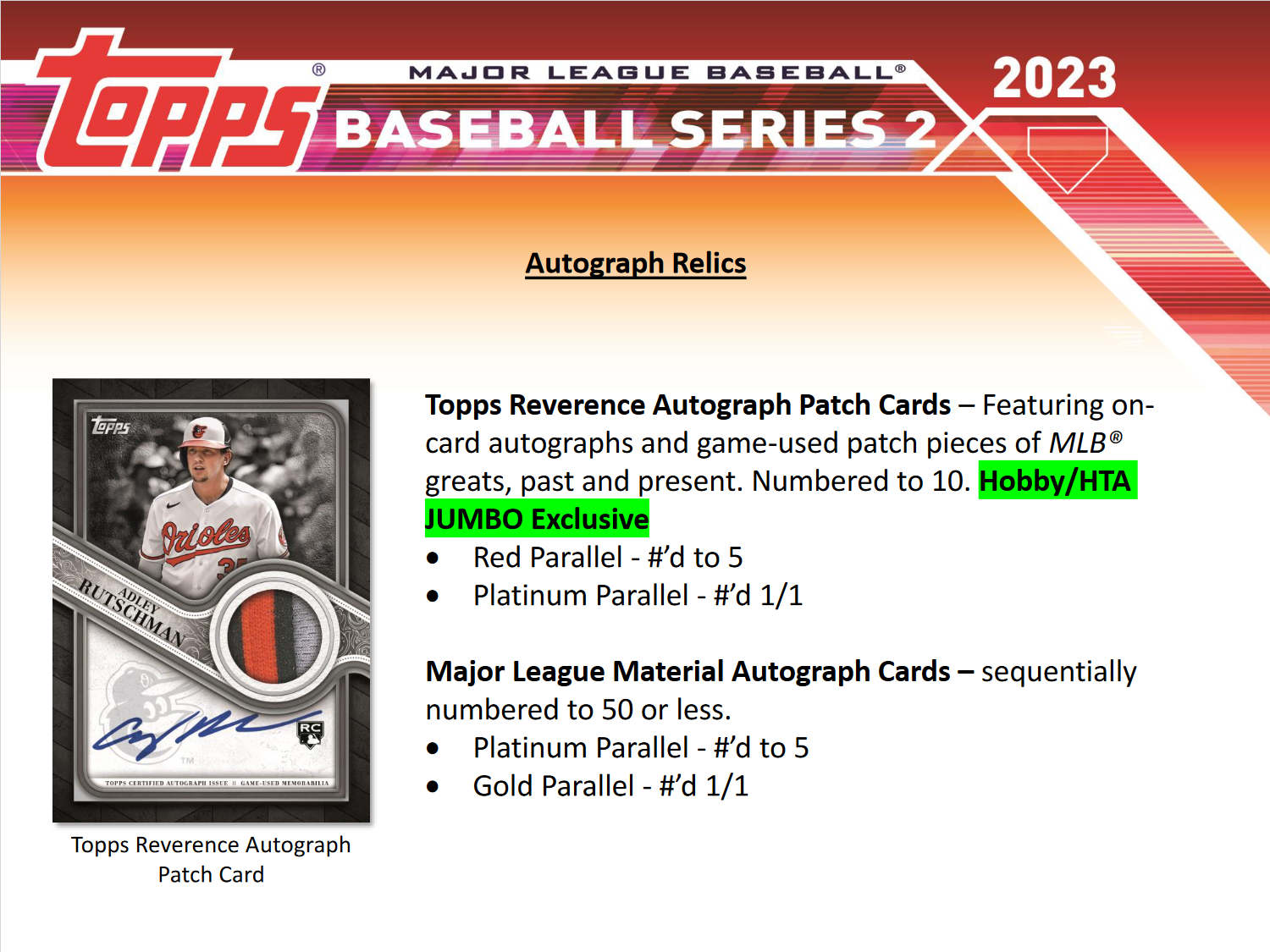 2023 Topps Series 2 Baseball Jumbo 6 Box Case