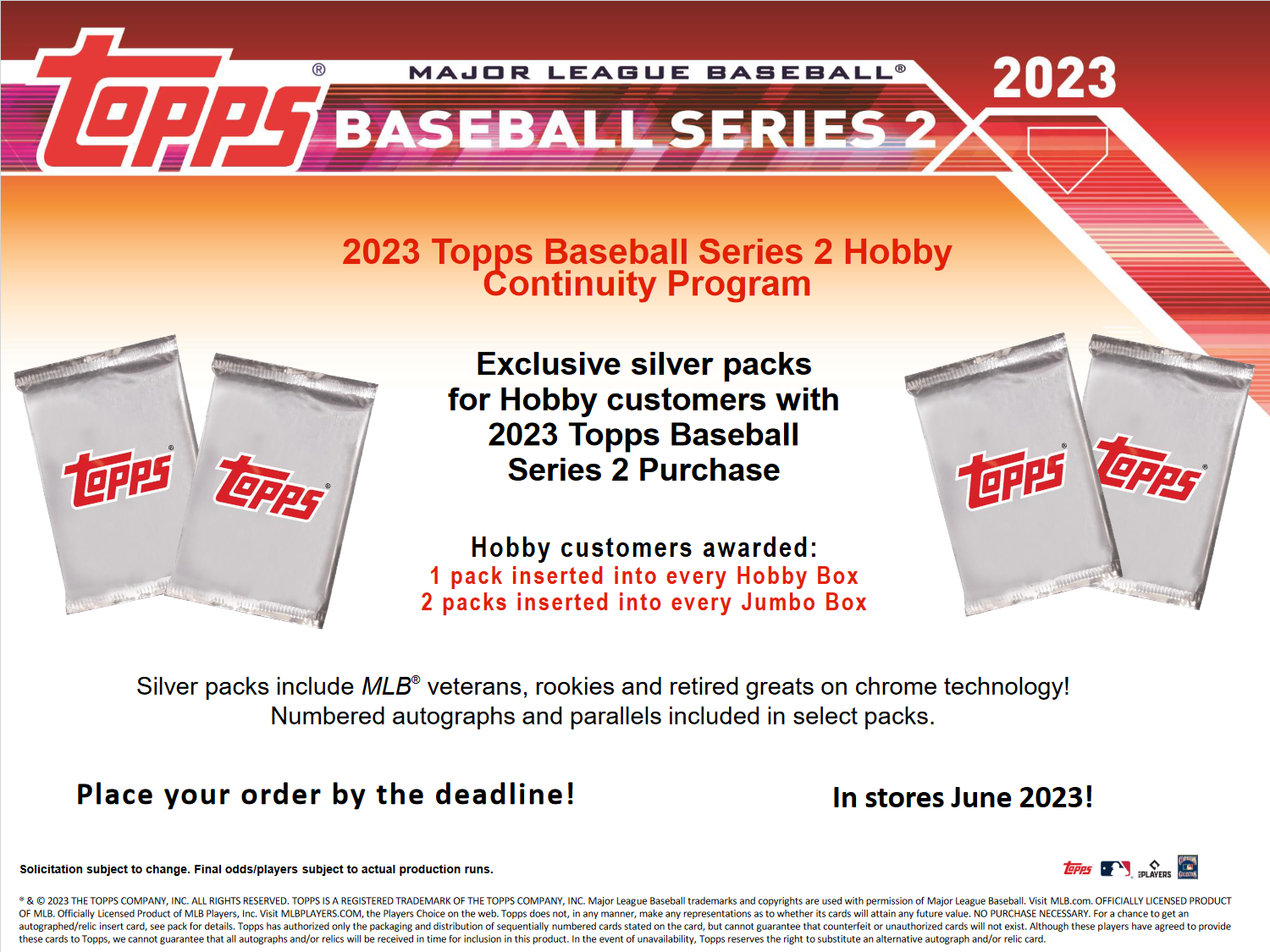2023 Topps Series 2 Baseball Jumbo Box