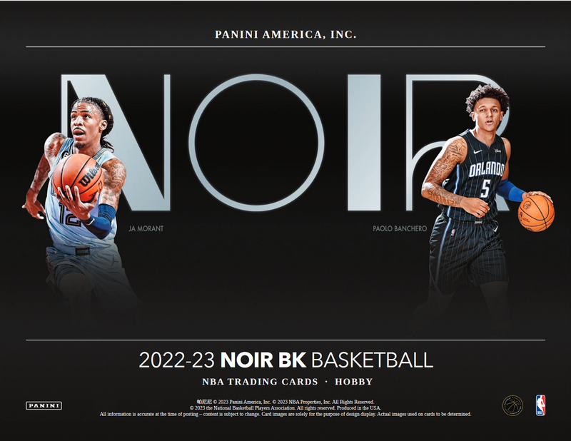 2022-23 Panini Noir Basketball Hobby Box