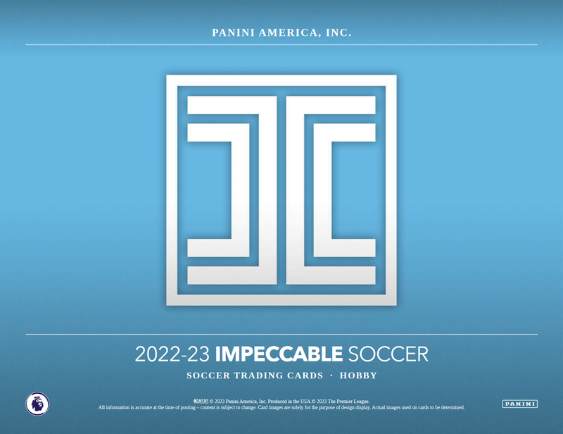 2022-23 Panini Impeccable Soccer Hobby 3 Box Case