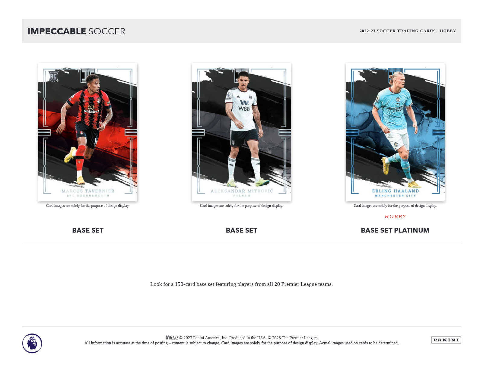 2022-23 Panini Impeccable Soccer Hobby Box
