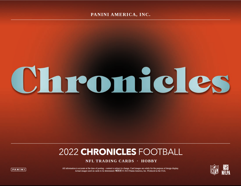 2022 Panini Chronicles Football Hobby 12 Box Case