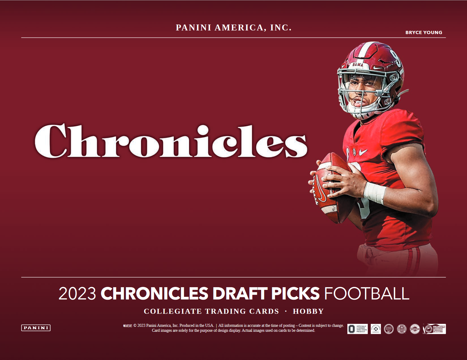 2023 Panini Chronicles Draft Picks Football Hobby Box