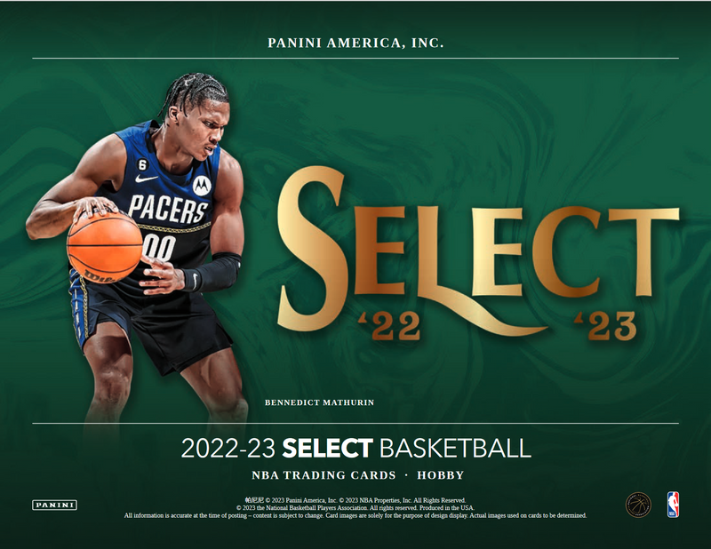 2022-23 Panini Select Basketball Hobby 12 Box Case