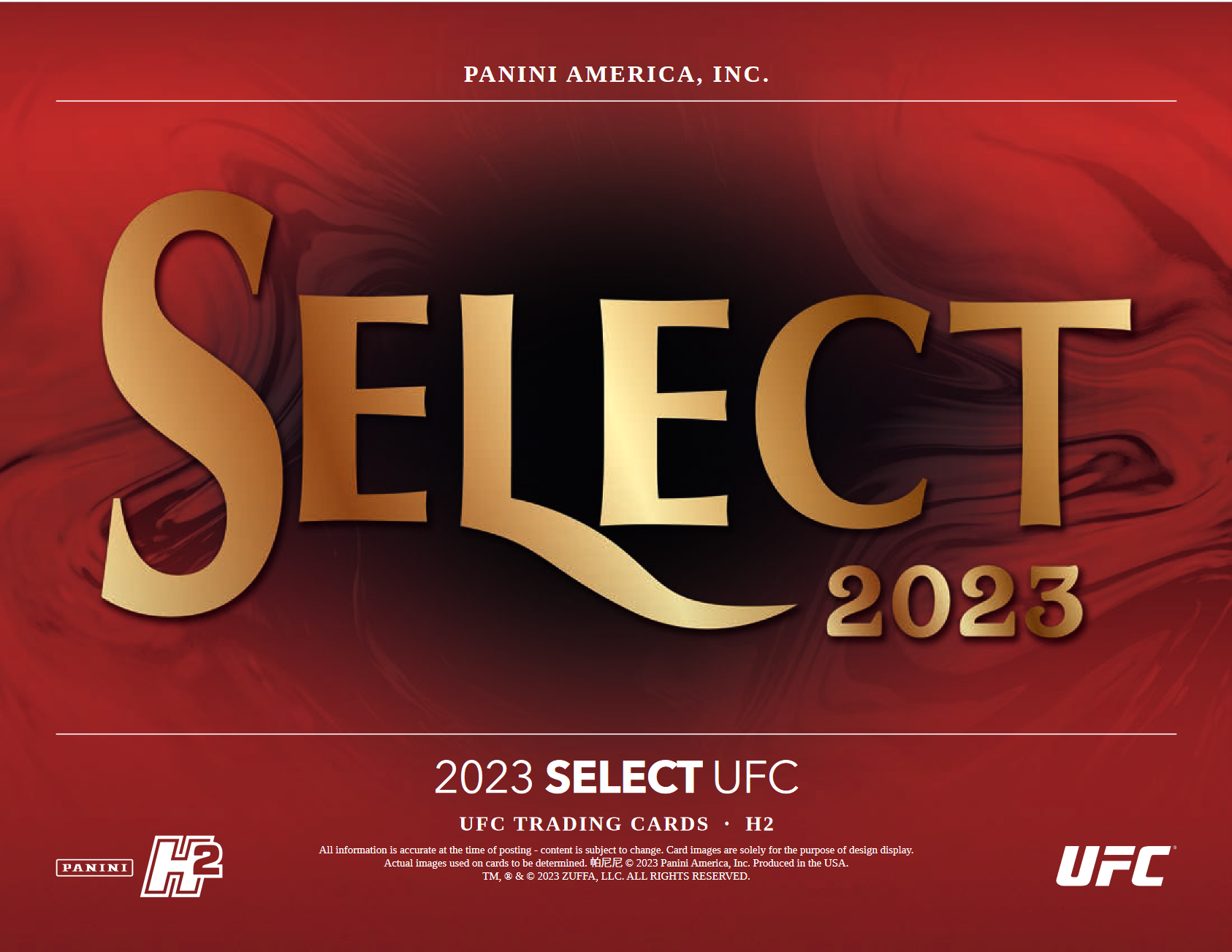 2023 Panini Select UFC H2 Box