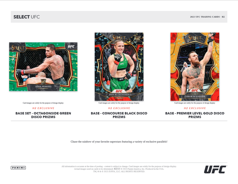 2023 Panini Select UFC H2 20 Box Case
