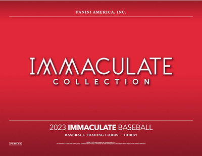 2023 Panini Immaculate Baseball Hobby 8 Box Case