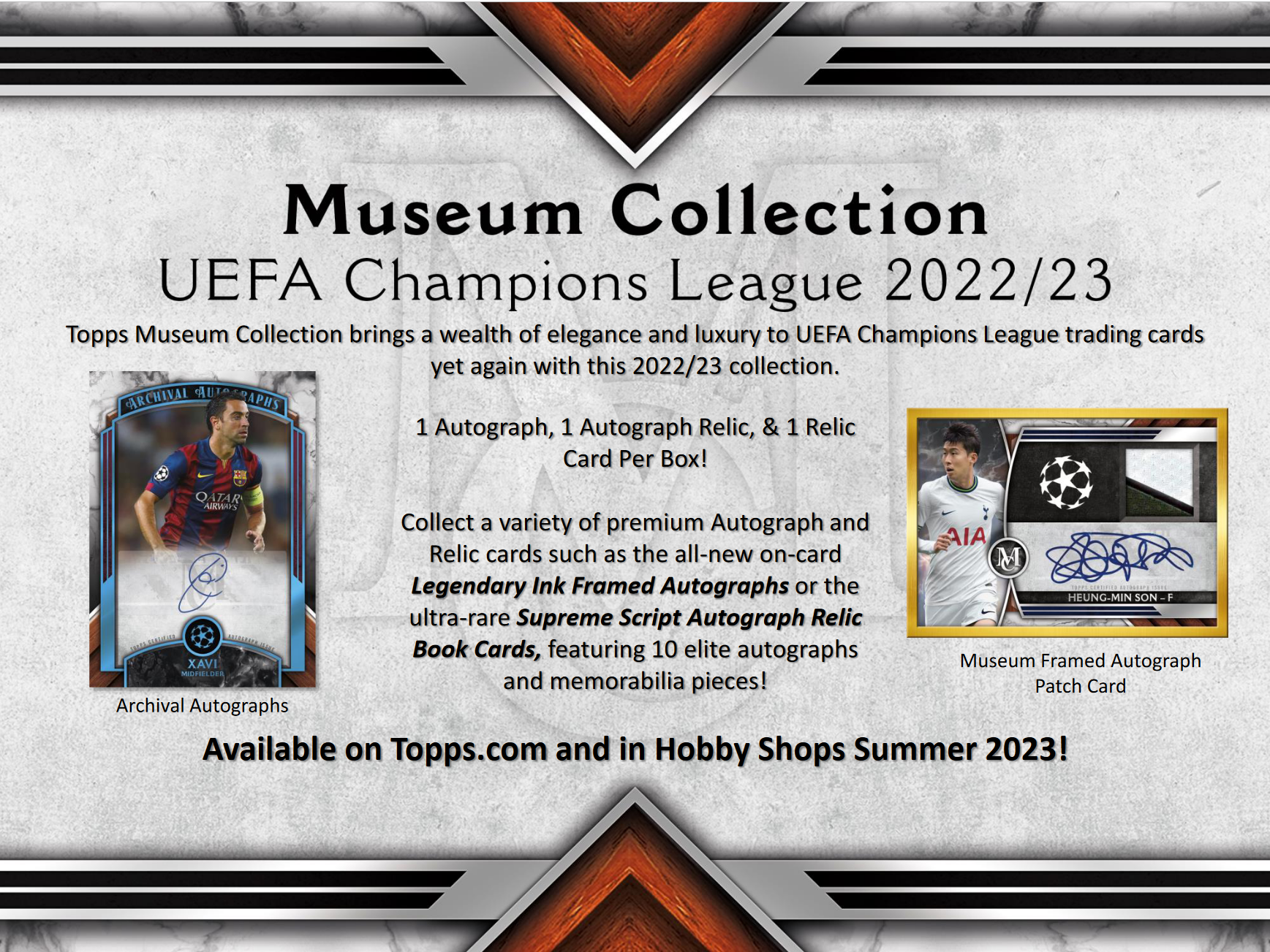2022-23 Topps UEFA Champions League Museum Collection Soccer 12 Box Case