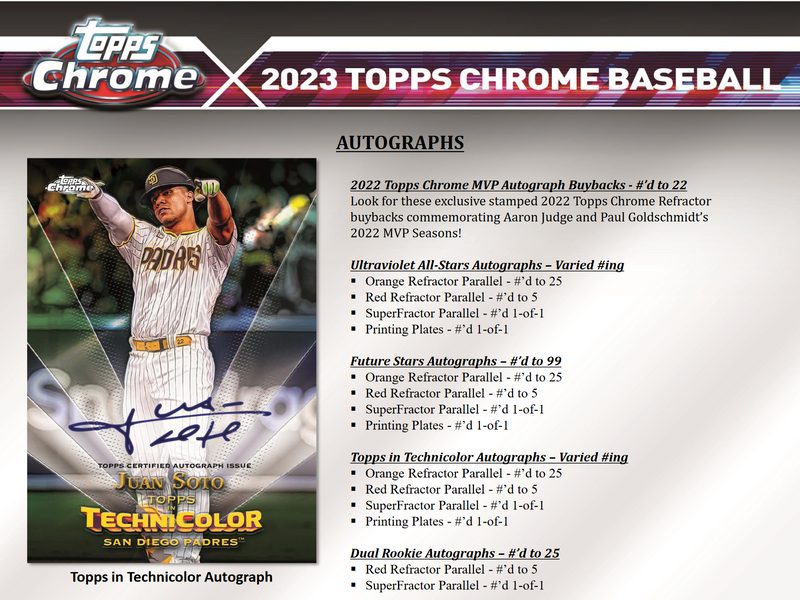2023 Topps Chrome Baseball Hobby Box