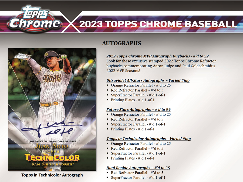 2023 Topps Chrome Baseball Hobby 12 Box Case