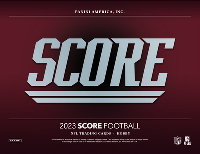 2023 Panini Score Football Hobby 12 Box Case