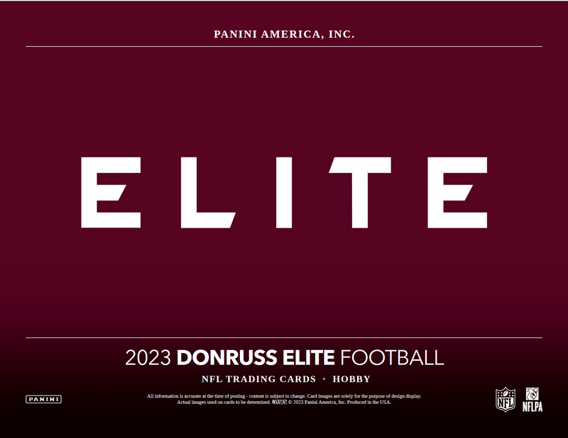 2023 Panini Donruss Elite Football Hobby Box