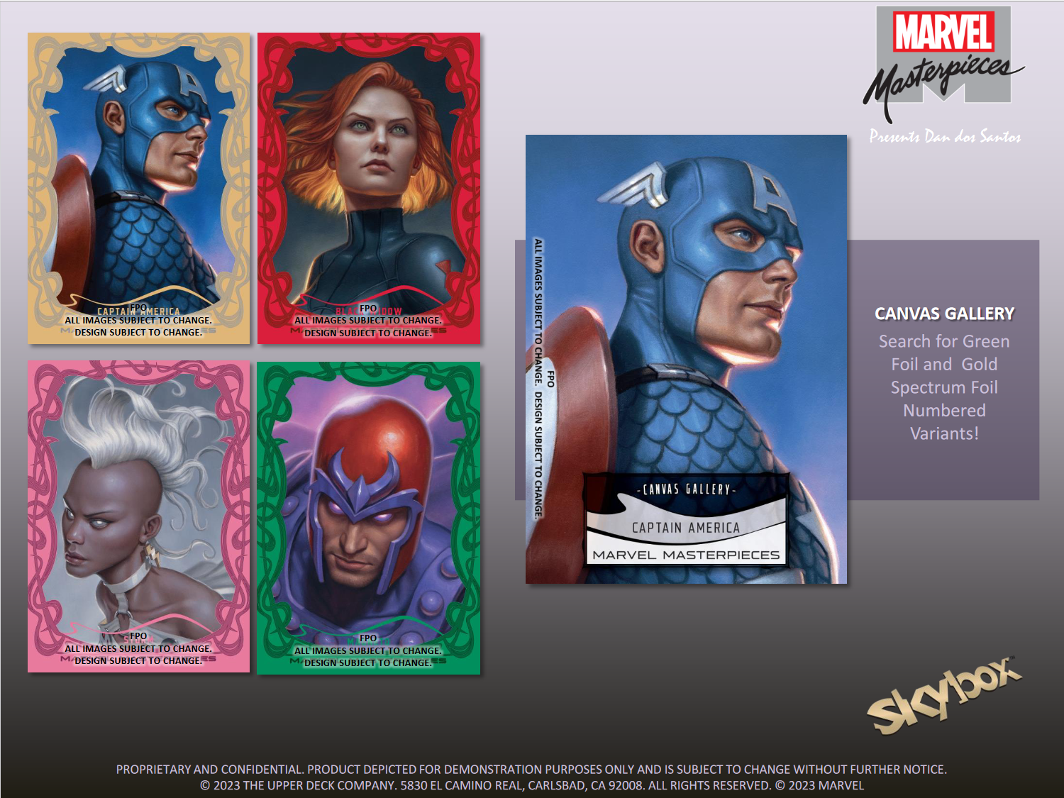 2022 Upper Deck Marvel Masterpieces Hobby Box [Contact Us To Order]