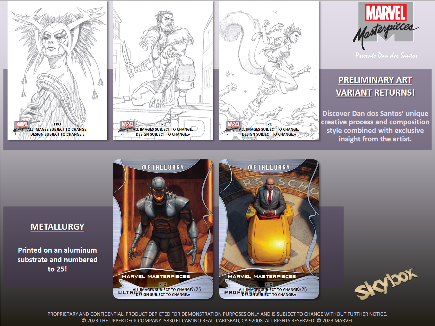 2022 Upper Deck Marvel Masterpieces Hobby Box [Contact Us To Order]