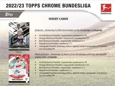 2022-23 Topps Chrome Bundesliga Soccer Hobby 12 Box Case