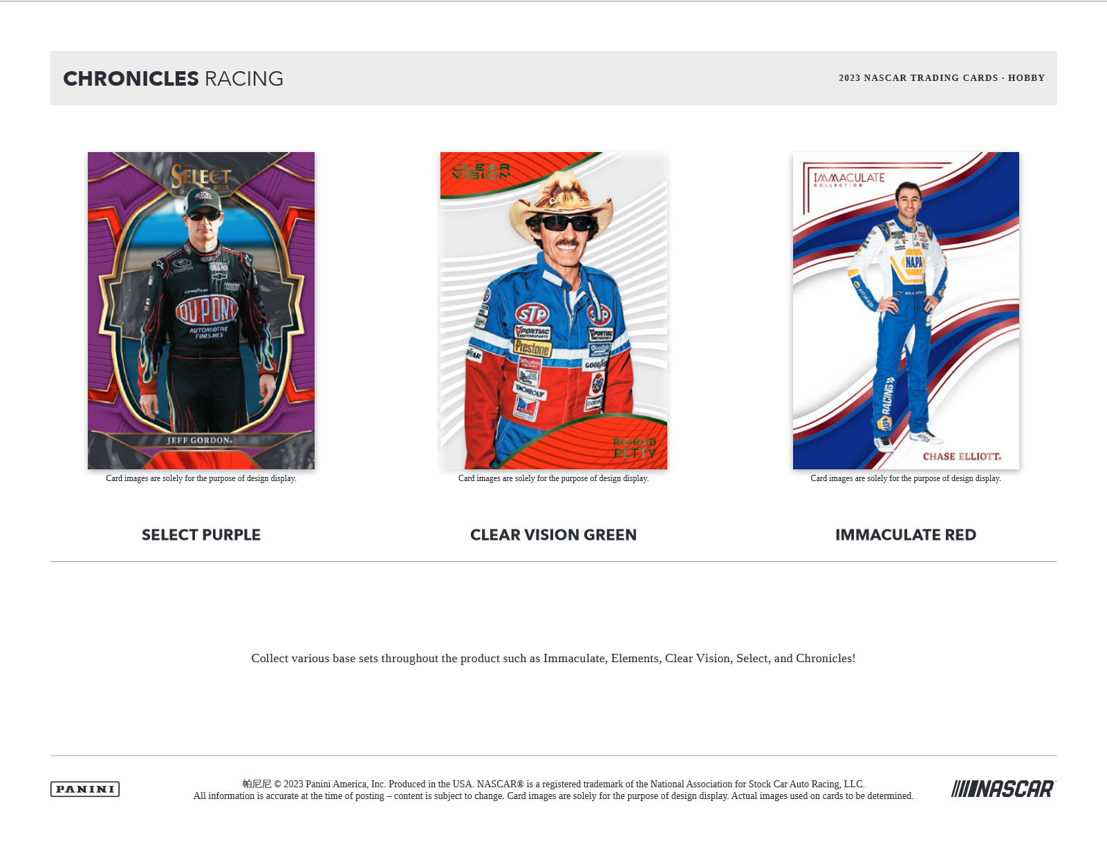 2023 Panini Chronicles Racing Hobby Box