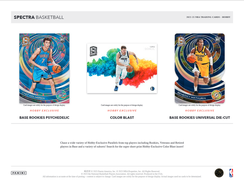 2022-23 Panini Spectra Basketball Hobby Box