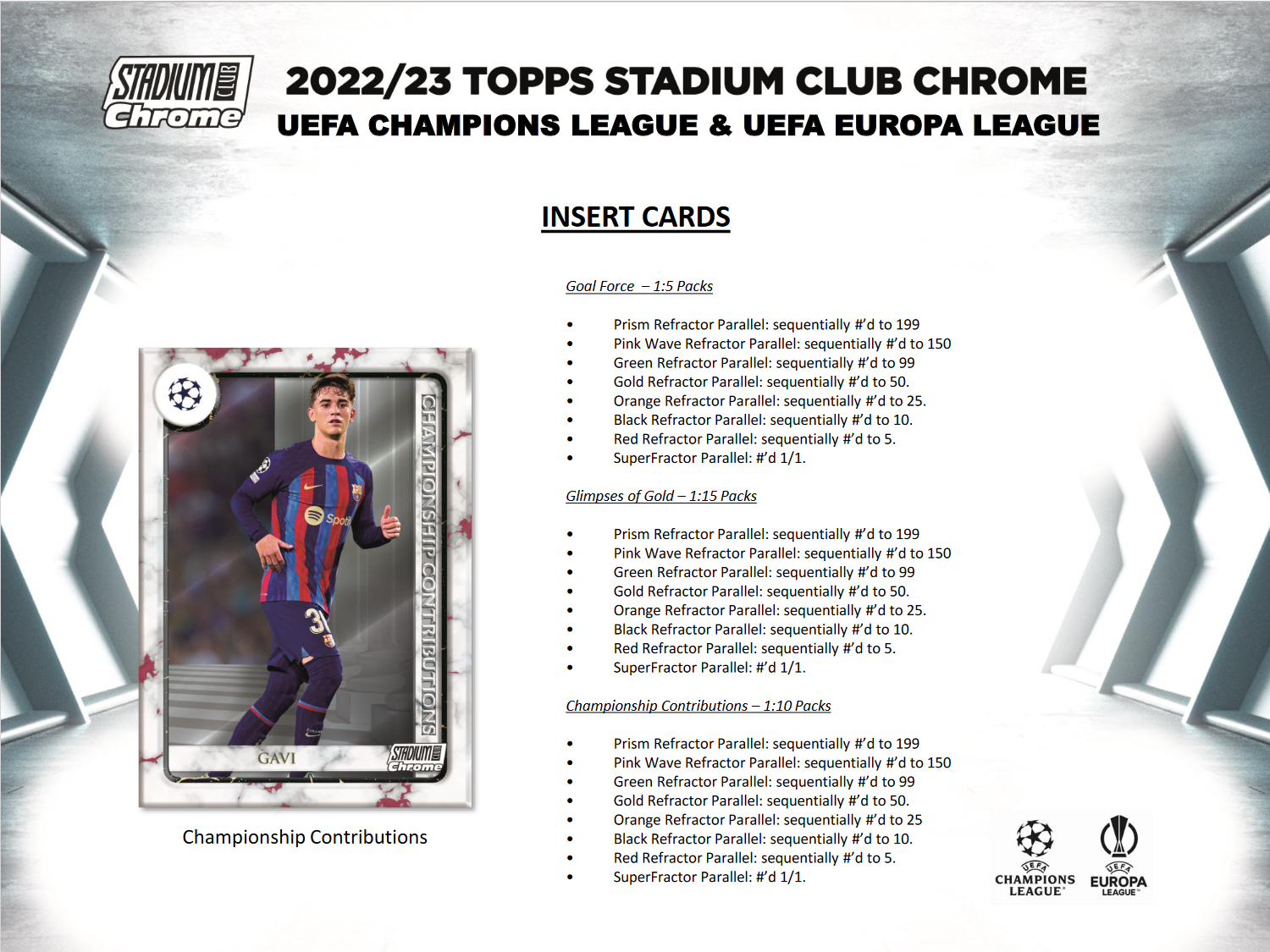 2022-23 Topps UEFA Club Competitions Stadium Club Chrome Soccer Hobby Box