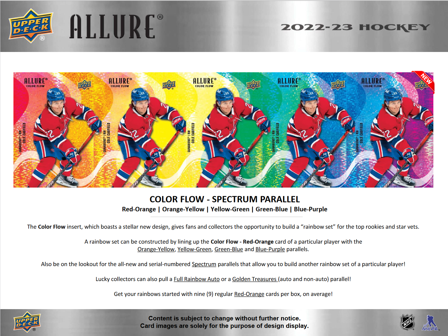 2022-23 Upper Deck Allure Hockey Hobby Box [Contact Us To Order]