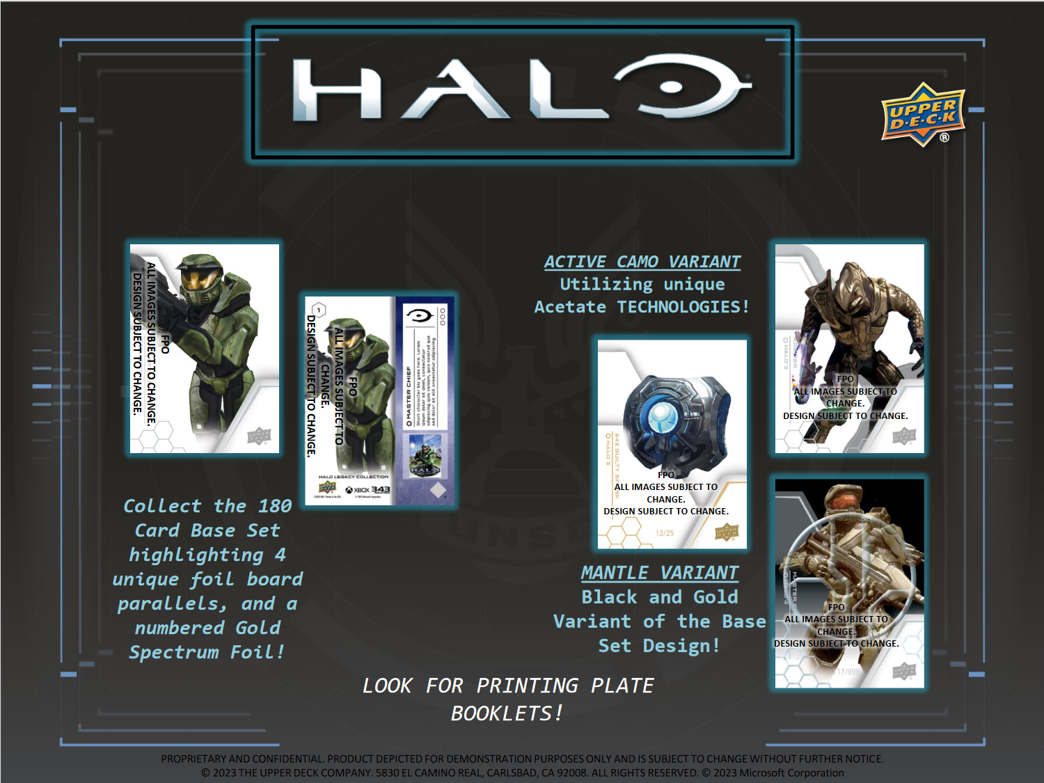 Upper Deck Halo Legacy Collection Hobby 12 Box Case [Contact Us To Order]