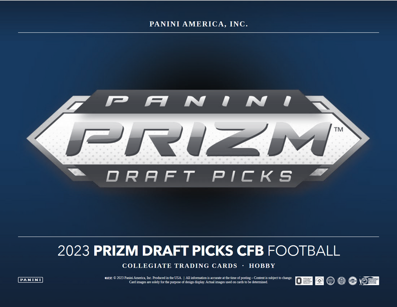 2023 Panini Prizm Collegiate Draft Picks Football Hobby Box