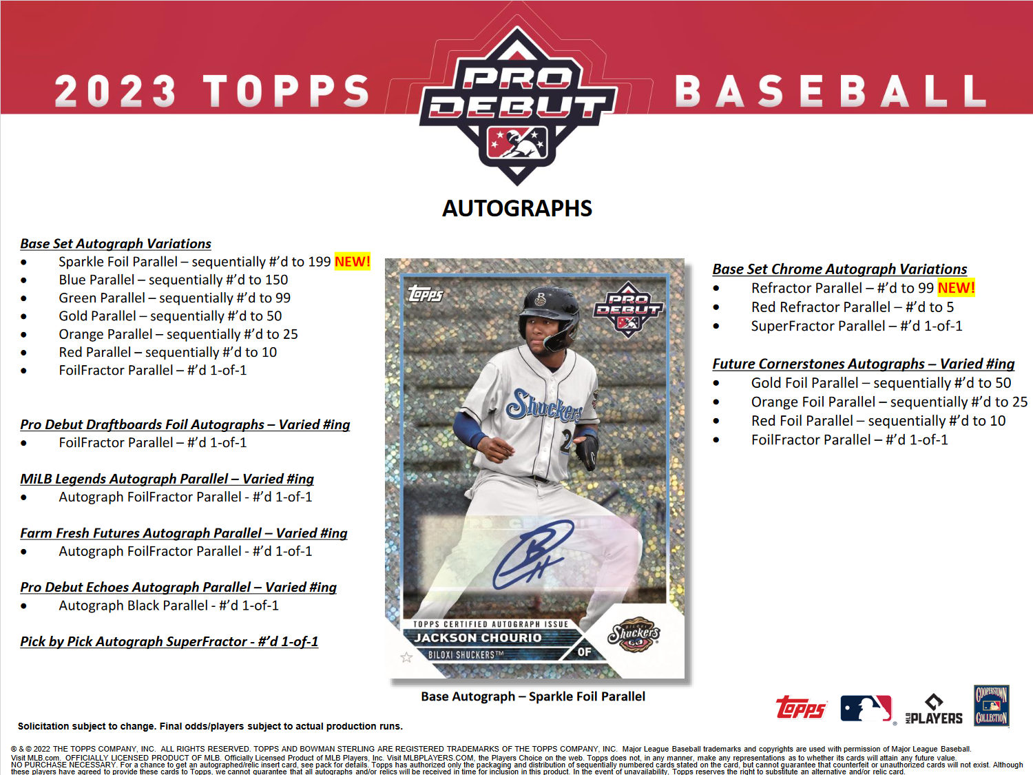 2023 Topps Pro Debut Baseball Hobby Box