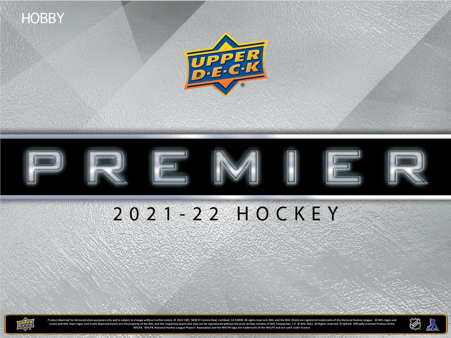 2021-22 Upper Deck Premier Hockey Hobby Box [Contact Us To Order]