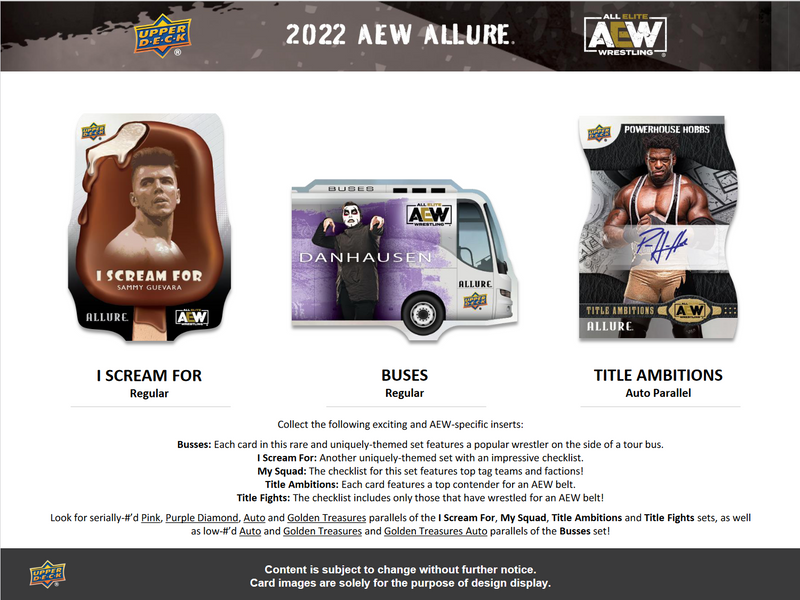 2022 Upper Deck AEW Allure Wrestling Hobby Box [Contact Us To Order]