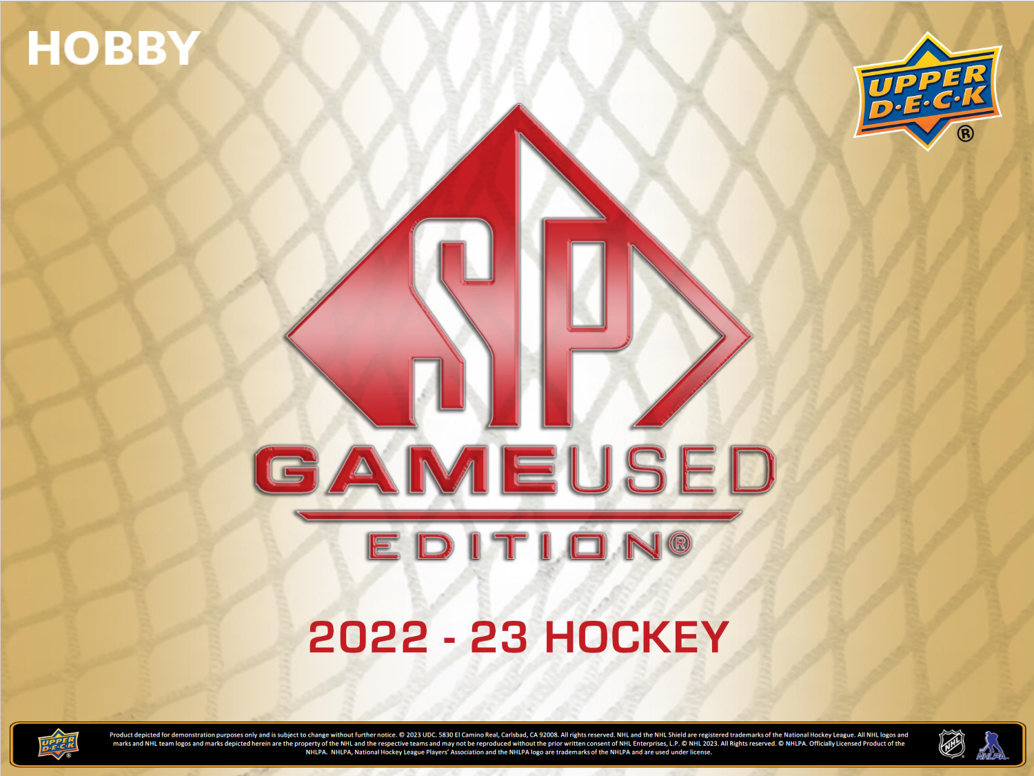 2022-23 Upper Deck SP Game Used Hockey Hobby Box [Contact Us To Order]