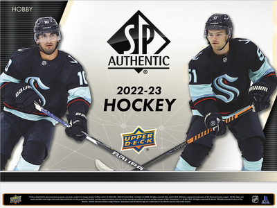 2022-23 Upper Deck SP Authentic Hockey Hobby 16 Box Case [Contact Us To Order]