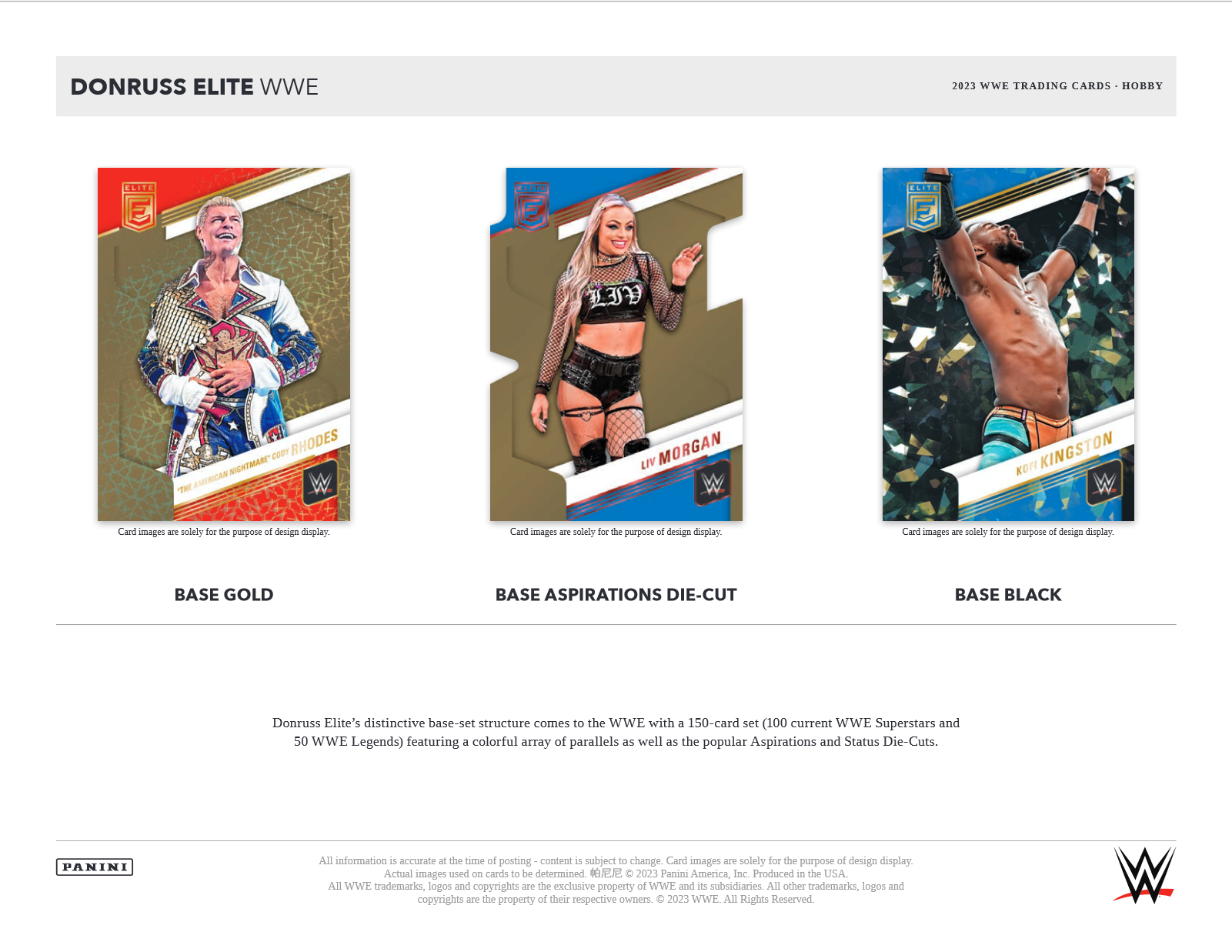 2023 Panini Donruss Elite WWE Hobby Box