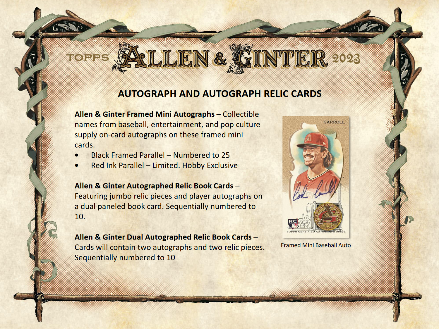 2023 Topps Allen & Ginter Baseball Hobby Box