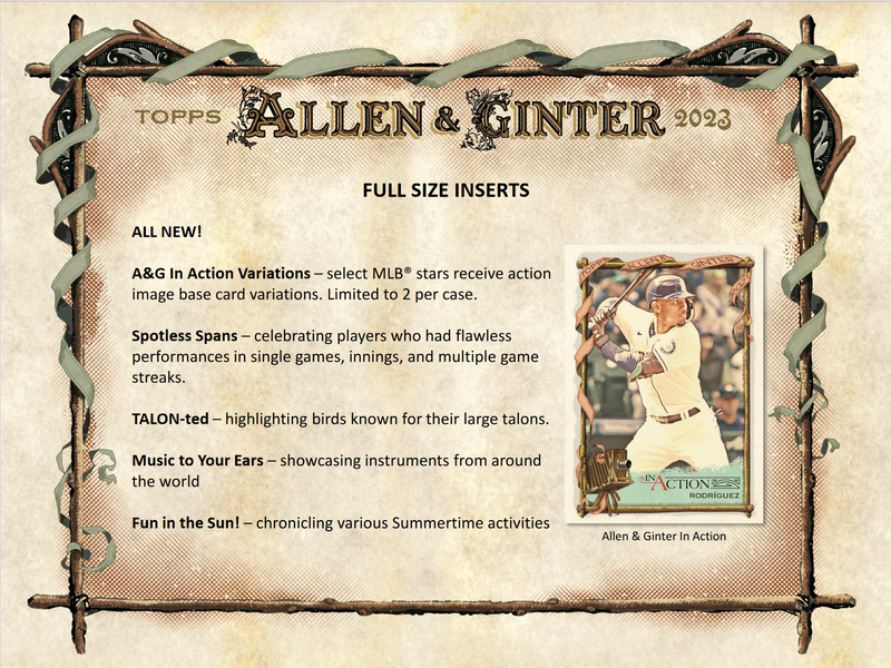 2023 Topps Allen & Ginter Baseball Hobby 12 Box Case