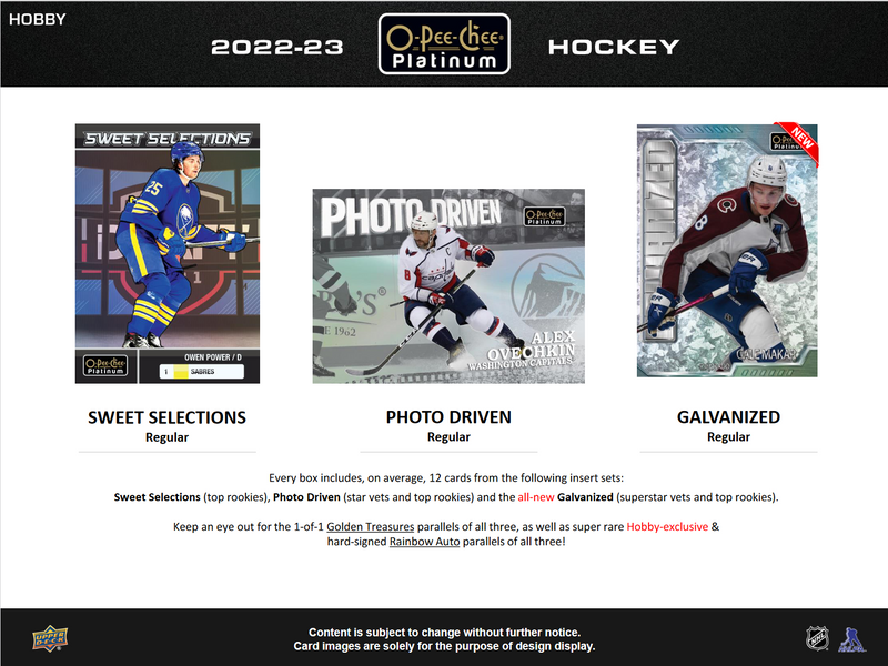 2022-23 O-Pee-Chee Platinum Hockey Hobby 8 Box Case [Contact Us To Order]