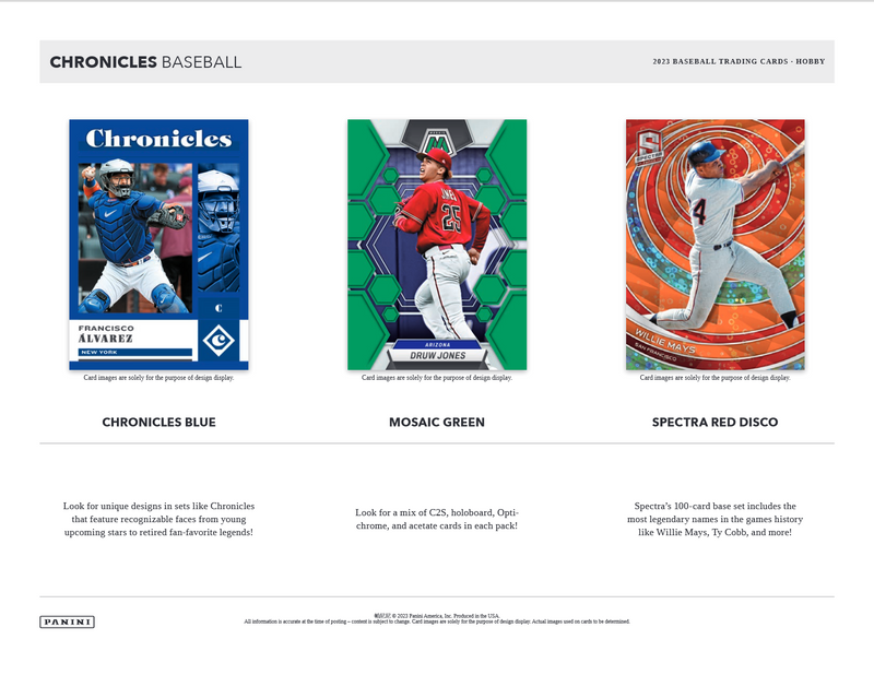 2023 Panini Chronicles Baseball Hobby Pack