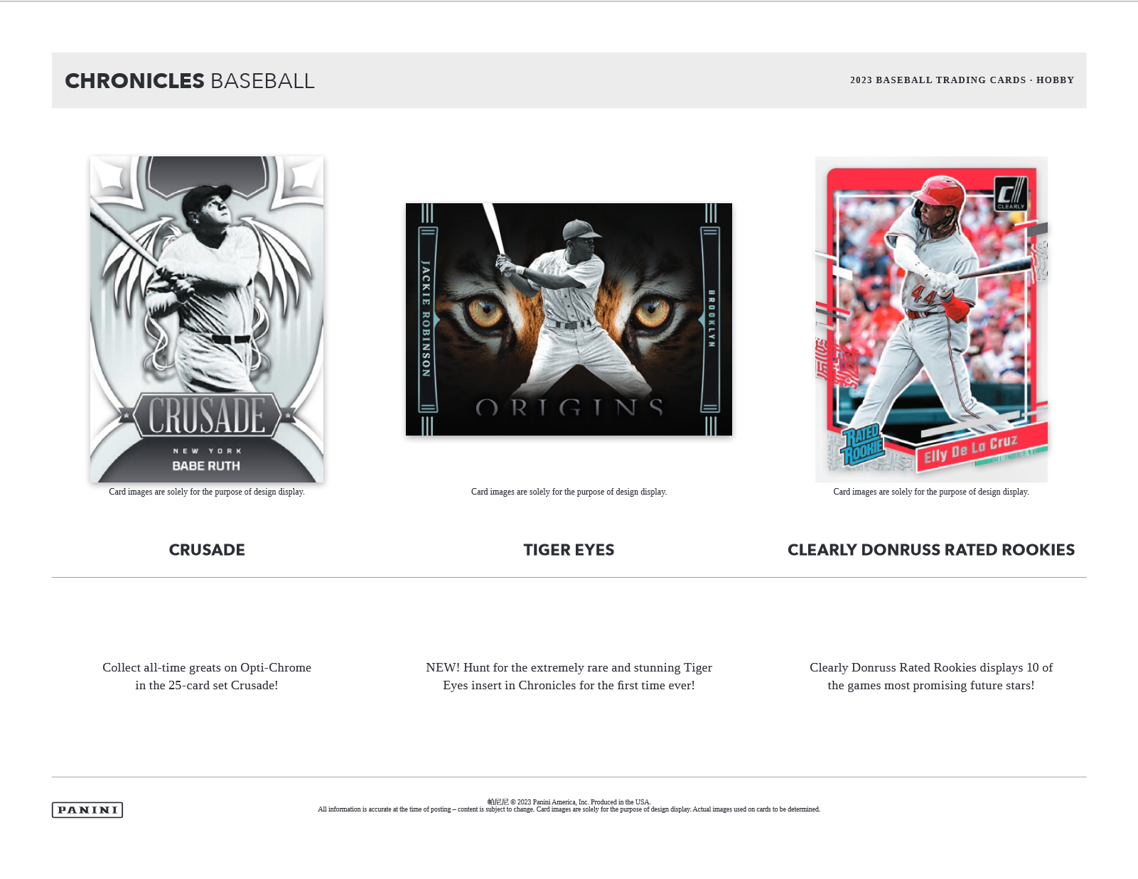 2023 Panini Chronicles Baseball Hobby Box