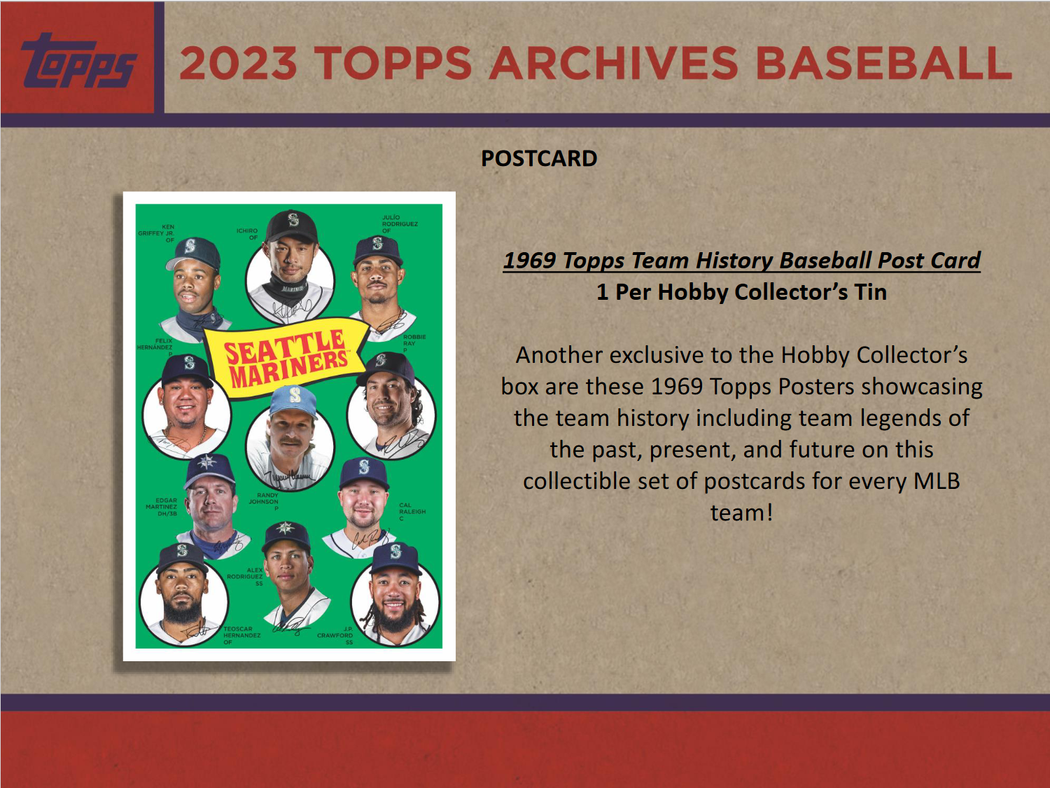 2023 Topps Archives Baseball Hobby Collector Box