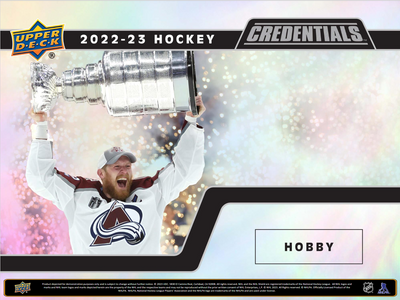 2022-23 Upper Deck Credentials Hockey Hobby 20 Box Case [Contact Us To Order]