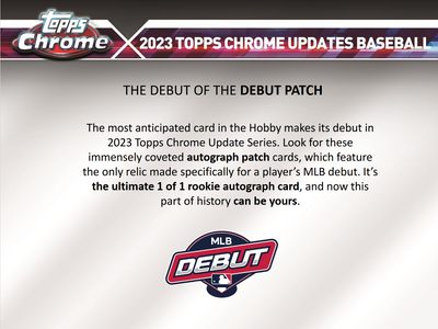 2023 Topps Chrome Update Series Baseball Hobby 6 Box Case