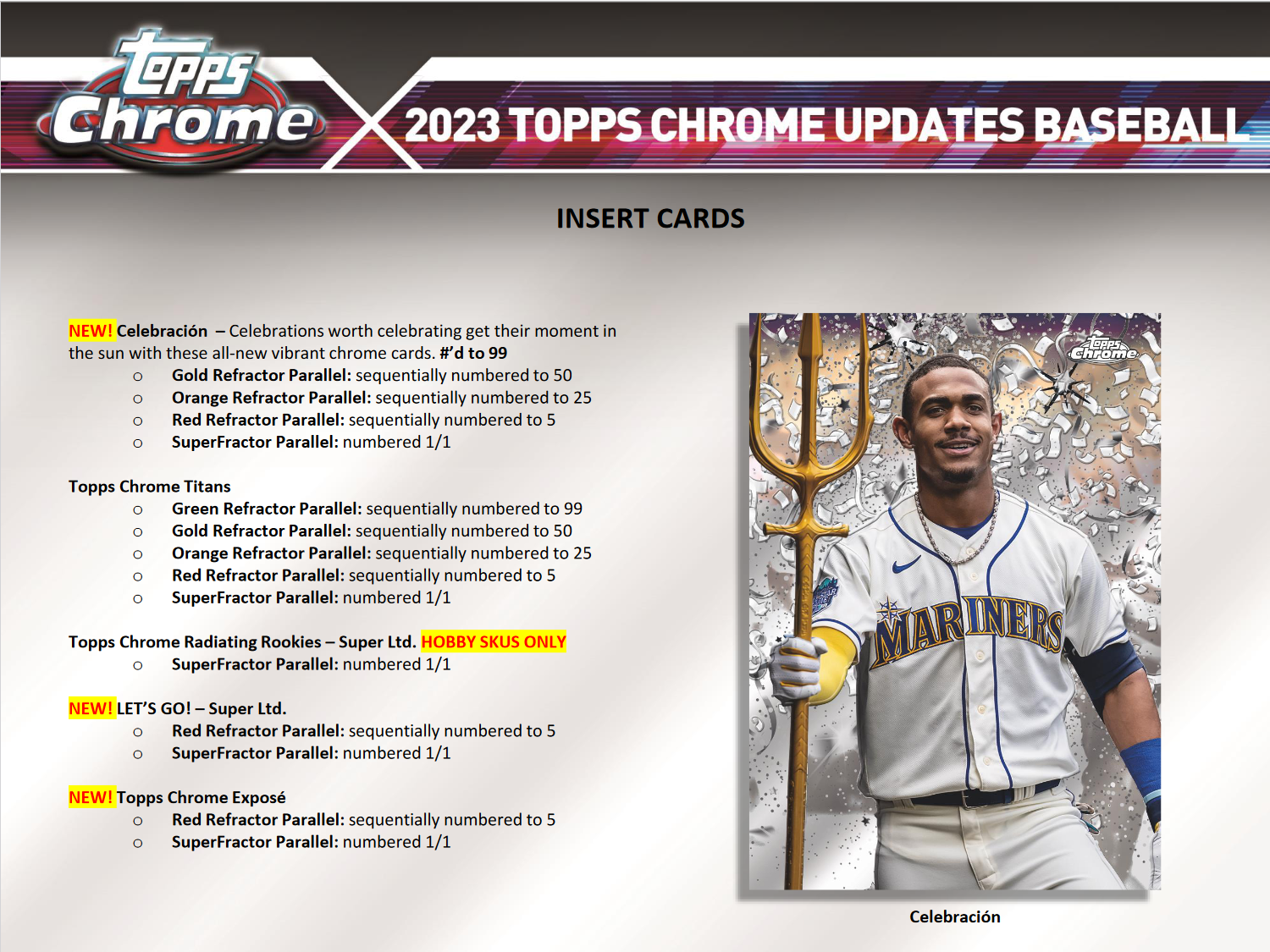 2023 Topps Chrome Update Series Baseball Jumbo Box