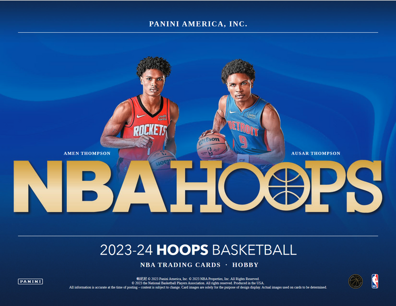 2023-24 Panini NBA Hoops Basketball 20 Hobby Box Case