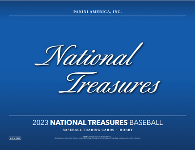 2023 Panini National Treasures Baseball Hobby 4 Box Case
