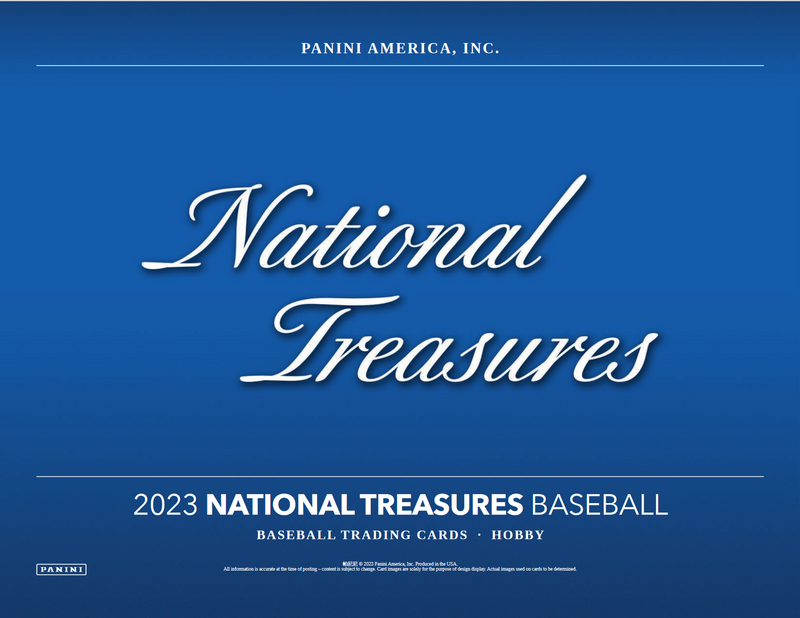 2023 Panini National Treasures Baseball Hobby 4 Box Case