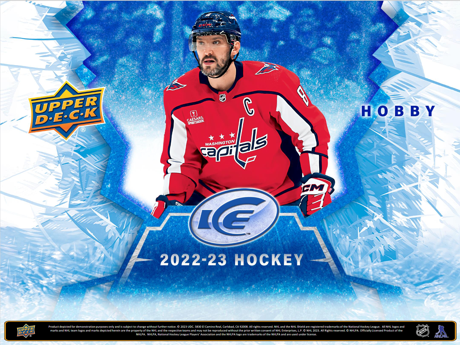 2022-23 Upper Deck Ice Hockey Hobby 12 Box Case [Contact Us To Order]